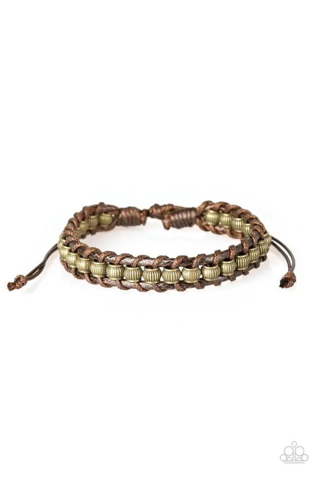Bracelets Paparazzi Jewelry Paparazzi Bracelet Modern Mariner Brown
