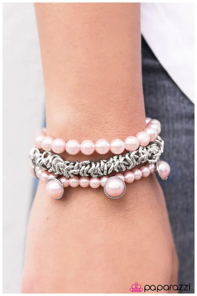 Bracelets Paparazzi Jewelry Paparazzi Bracelet Private Audition Pink