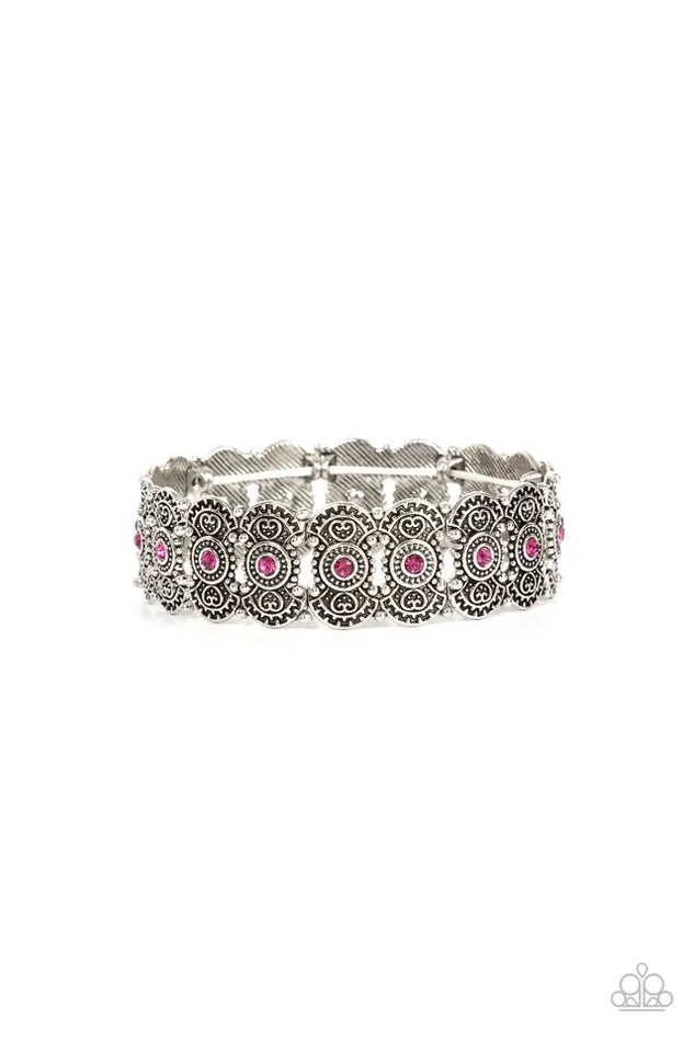 Bracelets Paparazzi Jewelry Paparazzi Bracelet Rapturous Romance Pink