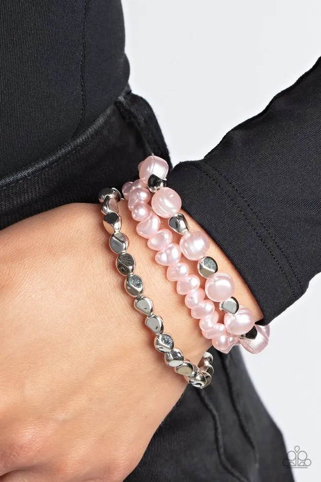 Bracelets Paparazzi Jewelry Paparazzi Bracelet Shoreside Soiree Pink