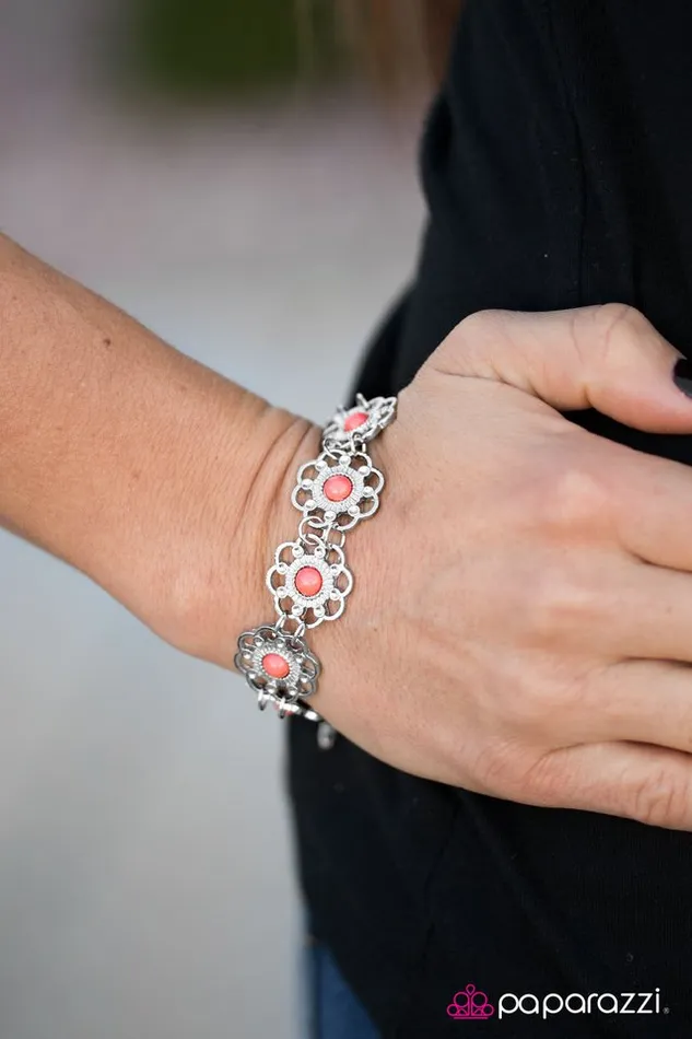 Bracelets Paparazzi Jewelry Paparazzi Bracelet Summer Garden Orange