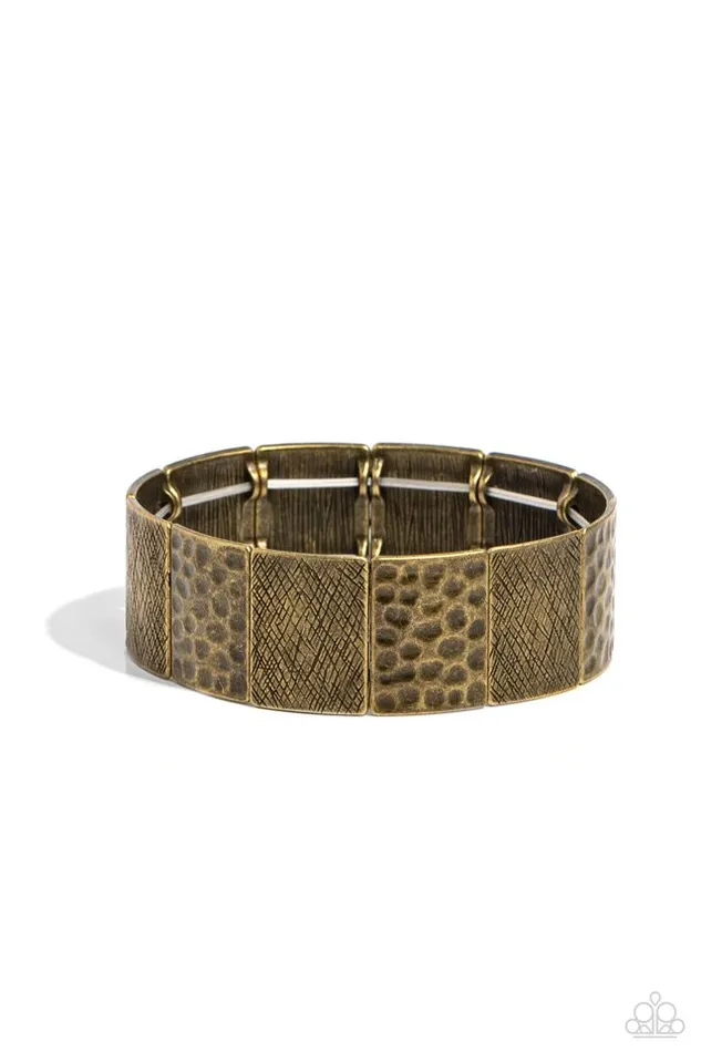 Bracelets Paparazzi Jewelry Paparazzi Bracelet Textured Traveler Brass Bracelets Paparazzi Jewelry Paparazzi Bracelet Textured Traveler Brass