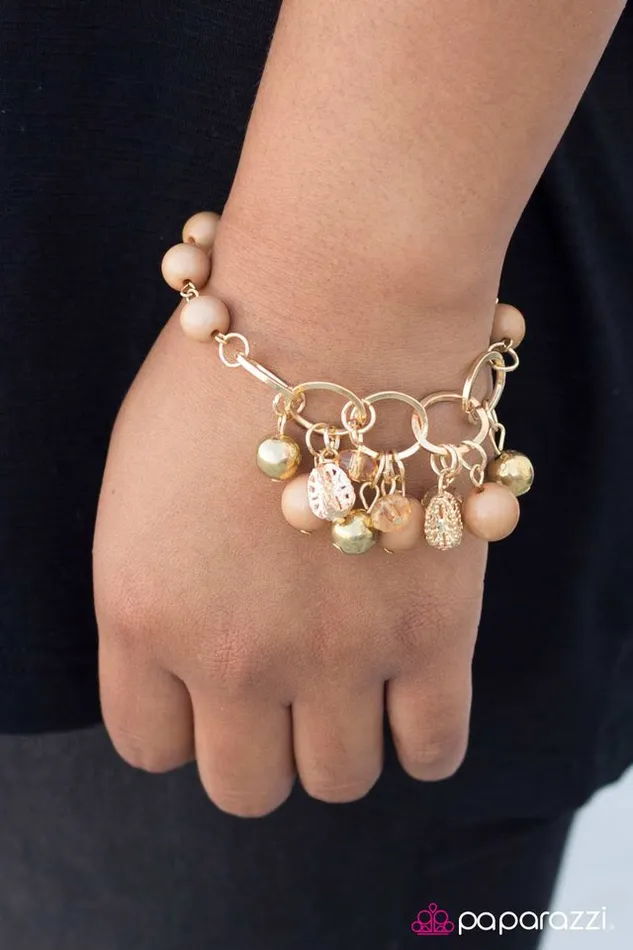 Bracelets Paparazzi Jewelry Paparazzi Bracelet What A Charmer Brown