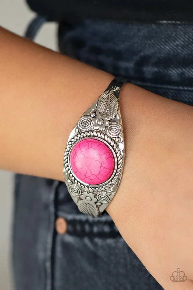 Bracelets Paparazzi Jewelry Paparazzi Bracelet Whimsically Winslow Pink