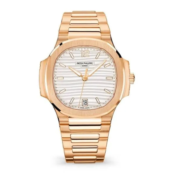 Bracelets Patek Philippe Patek Philippe Nautilus Ladies 352mm Womens Watch Ref 71181R001 White Opaline Dial 18K Rose Gold Bracelet Bracelets Patek Philippe Patek Philippe Nautilus Ladies 352mm Womens Watch Ref 71181R001 White Opaline Dial 18K Rose Gold Bracelet
