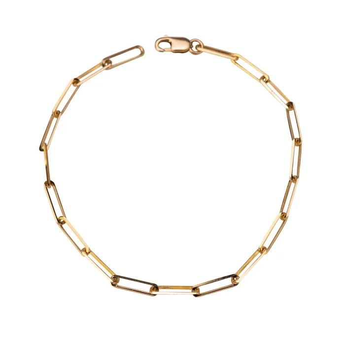 Bracelets RG 14k Gold Medium Rectangle Bracelet