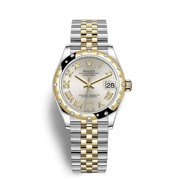 Bracelets Rolex Rolex Datejust 31mm Ref 278343rbr0004 Silver Roman Diamond Dial Diamond Bezel Two Tone Stainless Steel 18K Yellow Gold Jubilee Bracelet Womens Watch Bracelets Rolex Rolex Datejust 31mm Ref 278343rbr0004 Silver Roman Diamond Dial Diamond Bezel Two Tone Stainless Steel 18K Yellow Gold Jubilee Bracelet Womens Watch