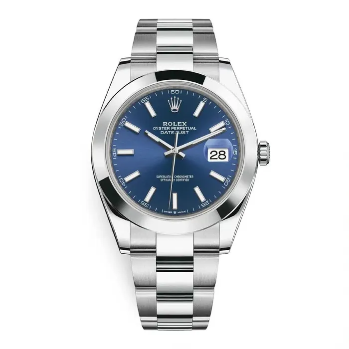 Bracelets Rolex Rolex Datejust 41mm Ref 1263000001 Blue Dial Stainless Steel Oyster Bracelet Mens Watch Bracelets Rolex Rolex Datejust 41mm Ref 1263000001 Blue Dial Stainless Steel Oyster Bracelet Mens Watch