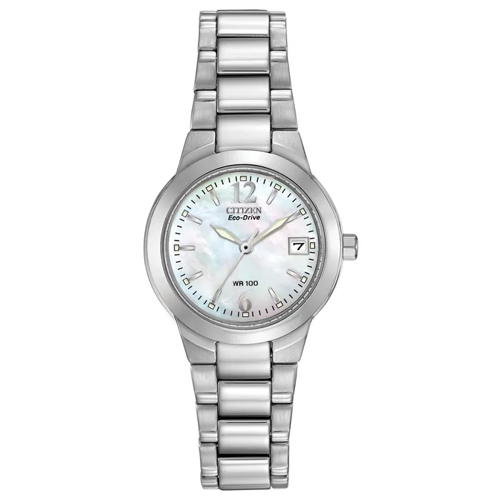 Citizen Bracelets Citizen Chandler Stainless Steel MOP Dial 26mm EcoDrive