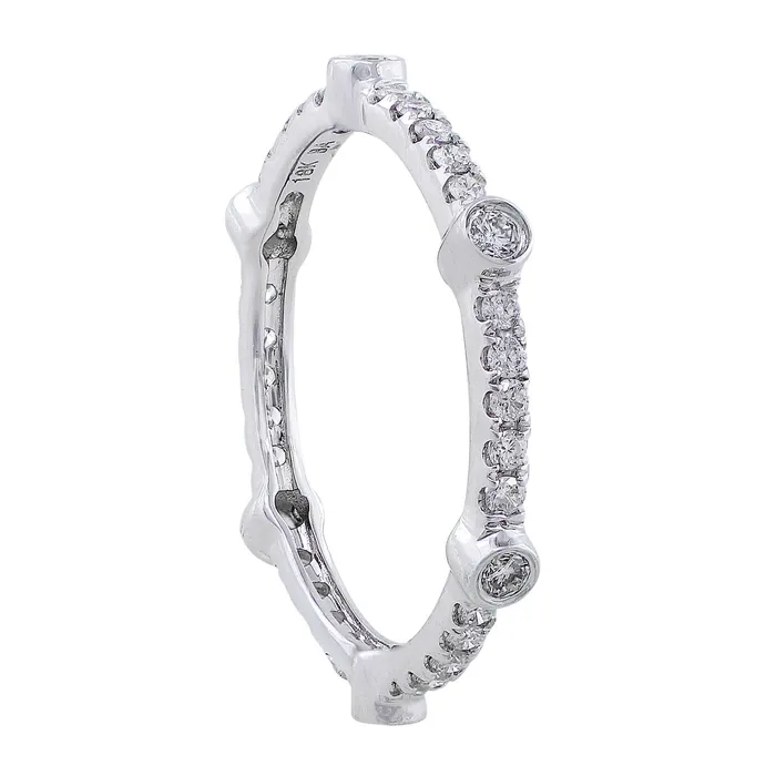CJ Charles Jewelers Rings 18k White Gold 043ctw Diamond Eternity Band