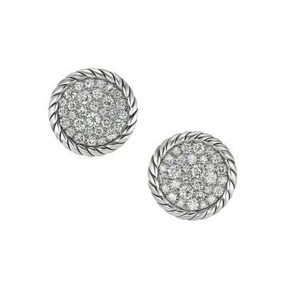 David Yurman Earrings David Yurman 115mm Elements Button Earrings