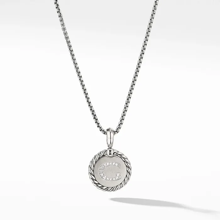 David Yurman Initial G Pendant David Yurman Necklaces