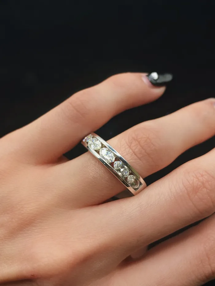 Diamond Source NYC Rings 14k White Gold Wedding Band with 125ct Total Diamond Weight B4561520 Diamond Source NYC Rings 14k White Gold Wedding Band with 125ct Total Diamond Weight B4561520