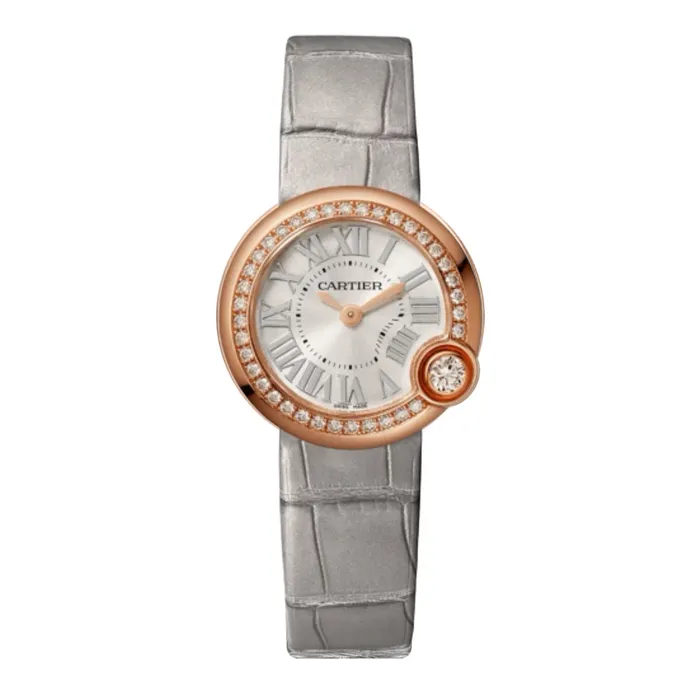 Earrings Cartier Ballon Blanc de Cartier 26mm Womens watch Ref WJBL0006 Silver Roman Dial Diamond Bezel in 18K Rose Gold Case Gray Alligator Strap Cartier Earrings Cartier Ballon Blanc de Cartier 26mm Womens watch Ref WJBL0006 Silver Roman Dial Diamond Bezel in 18K Rose Gold Case Gray Alligator Strap Cartier