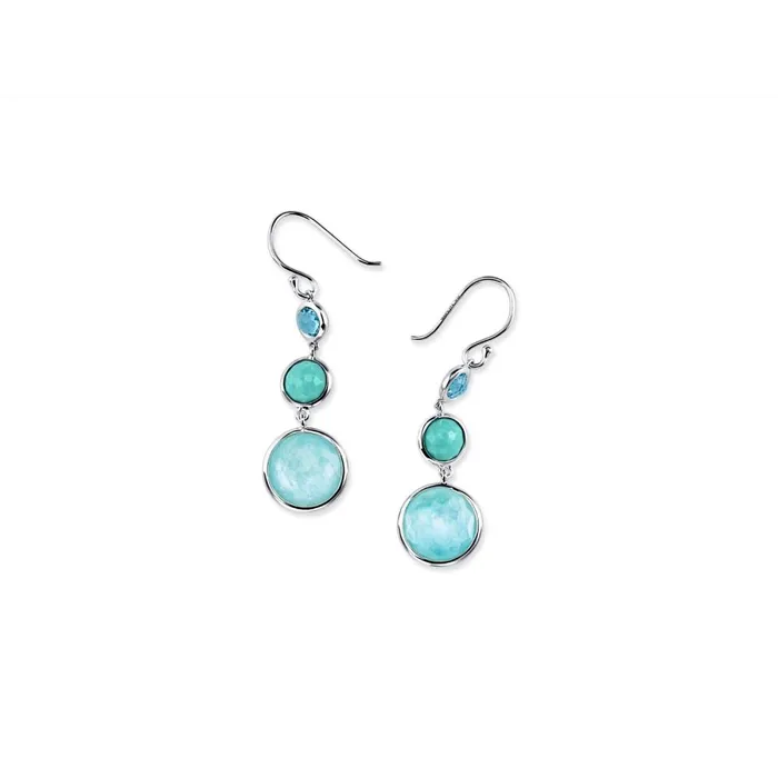 Earrings Ippolita Ippolita Sterling Silver Lollipop Lollitini 3Stone Drop Earrings in Waterfall Earrings Ippolita Ippolita Sterling Silver Lollipop Lollitini 3Stone Drop Earrings in Waterfall