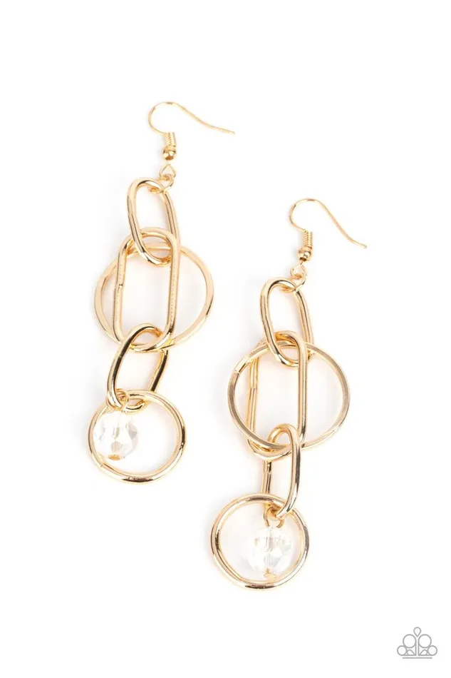 Earrings Paparazzi Earring Park Avenue Princess Gold Paparazzi Jewelry Earrings Paparazzi Earring Park Avenue Princess Gold Paparazzi Jewelry