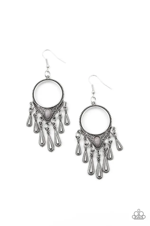 Earrings Paparazzi Earring Ranger Rhythm Silver Paparazzi Jewelry Earrings Paparazzi Earring Ranger Rhythm Silver Paparazzi Jewelry