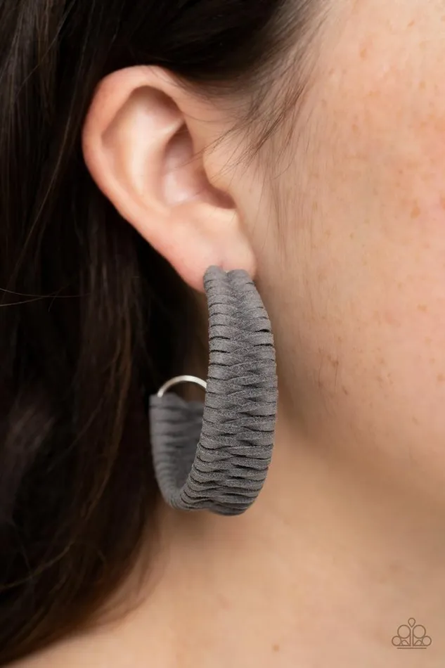 Earrings Paparazzi Earring Rural Guru Silver Paparazzi Jewelry