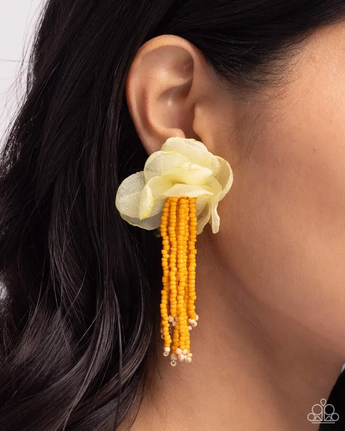 Earrings Paparazzi Jewelry Paparazzi Earring Cinderella Charisma Orange