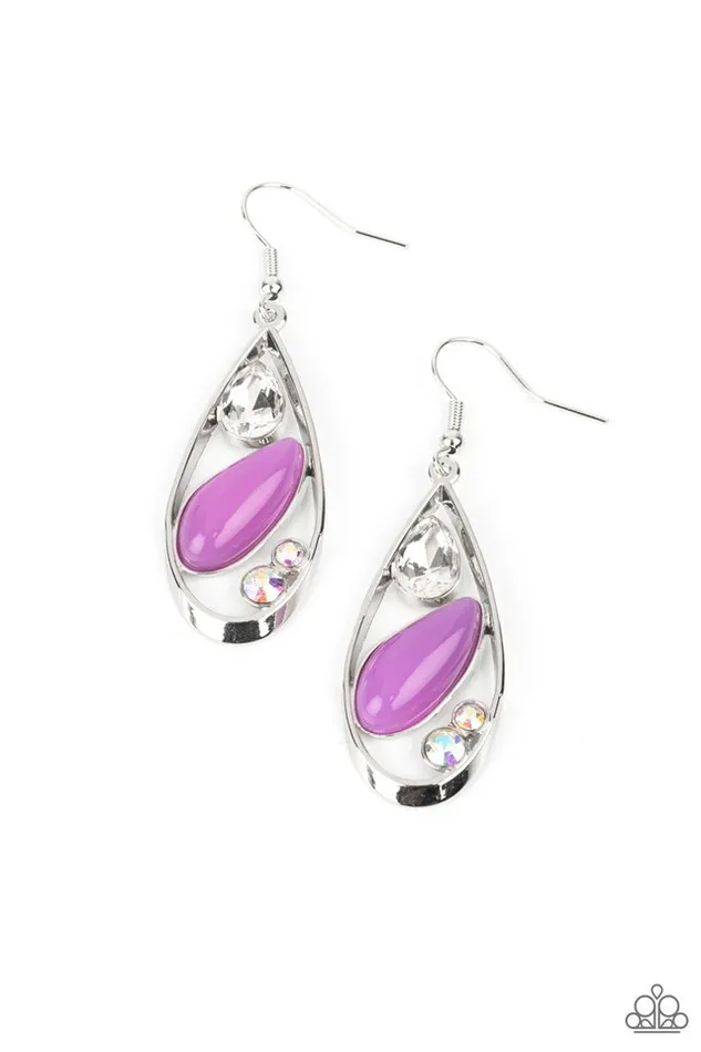 Earrings Paparazzi Jewelry Paparazzi Earring Harmonious Harbors Purple Earrings Paparazzi Jewelry Paparazzi Earring Harmonious Harbors Purple
