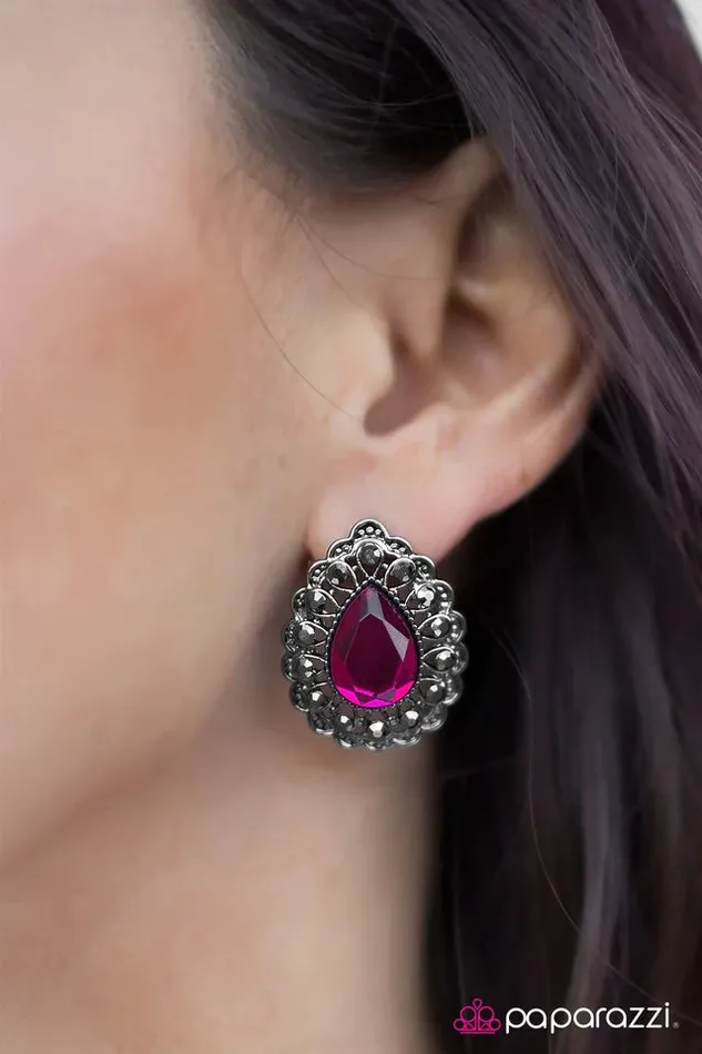 Earrings Paparazzi Jewelry Paparazzi Earring Killin It Pink