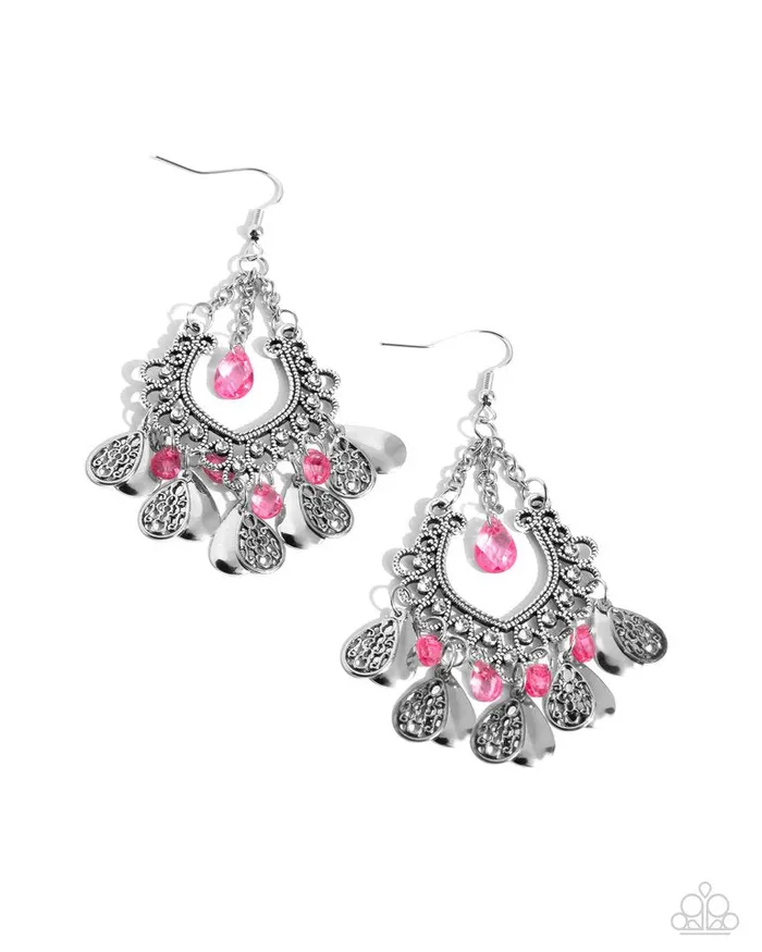 Earrings Paparazzi Jewelry Paparazzi Earring Musical Gardens Pink Earrings Paparazzi Jewelry Paparazzi Earring Musical Gardens Pink