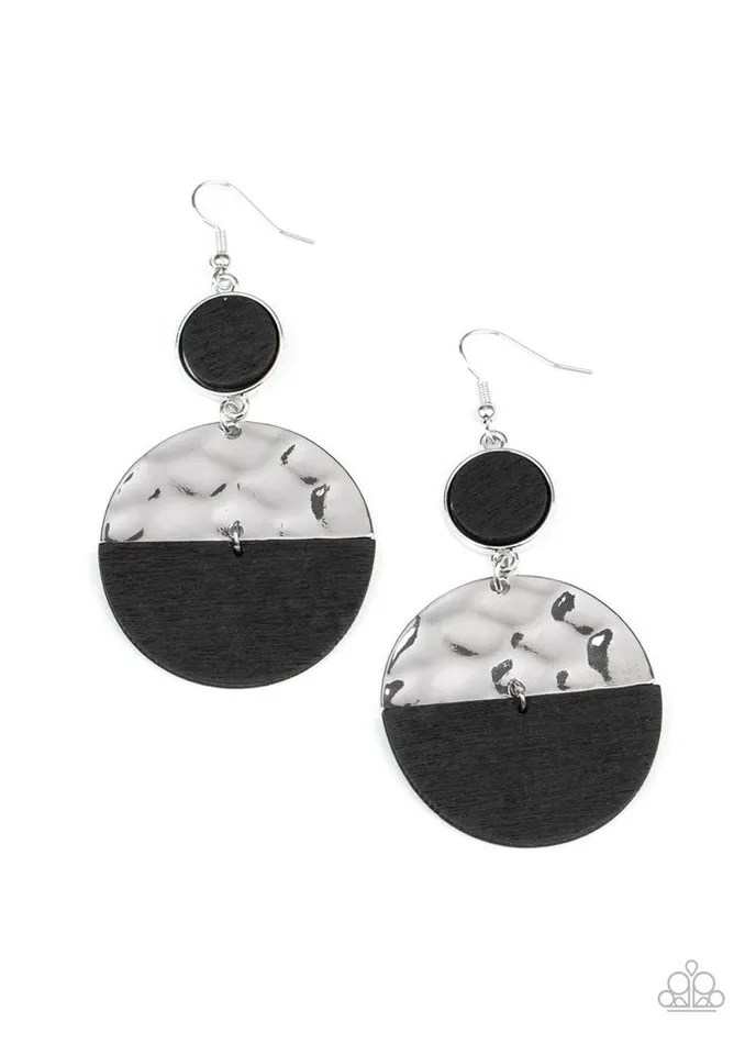Earrings Paparazzi Jewelry Paparazzi Earring Natural Element Black