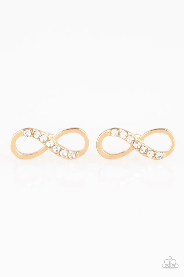 Earrings Paparazzi Jewelry Paparazzi Earring NeverEnding Elegance Gold