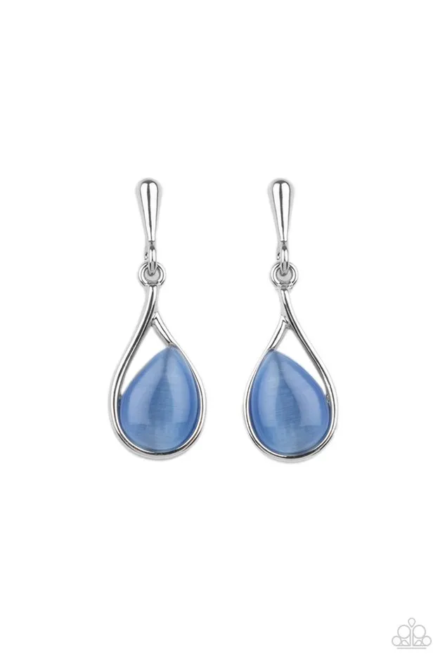 Earrings Paparazzi Jewelry Paparazzi Earring Pampered Glow Up Blue Earrings Paparazzi Jewelry Paparazzi Earring Pampered Glow Up Blue