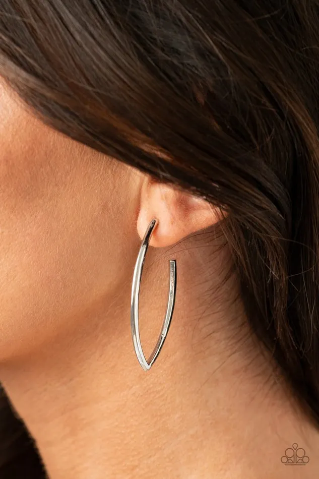 Earrings Paparazzi Jewelry Paparazzi Earring PointBlank Beautiful Silver