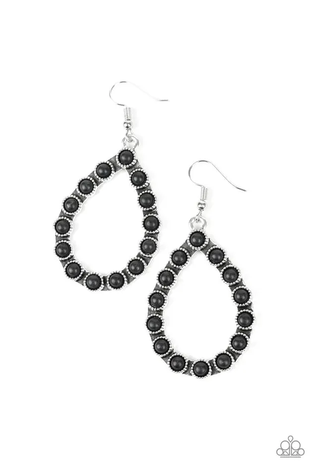 Earrings Paparazzi Jewelry Paparazzi Earring Sagebrush Sunsets Black