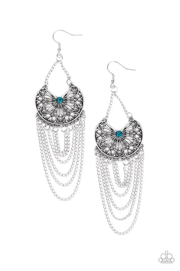 Earrings Paparazzi Jewelry Paparazzi Earring So Social Butterfly Blue