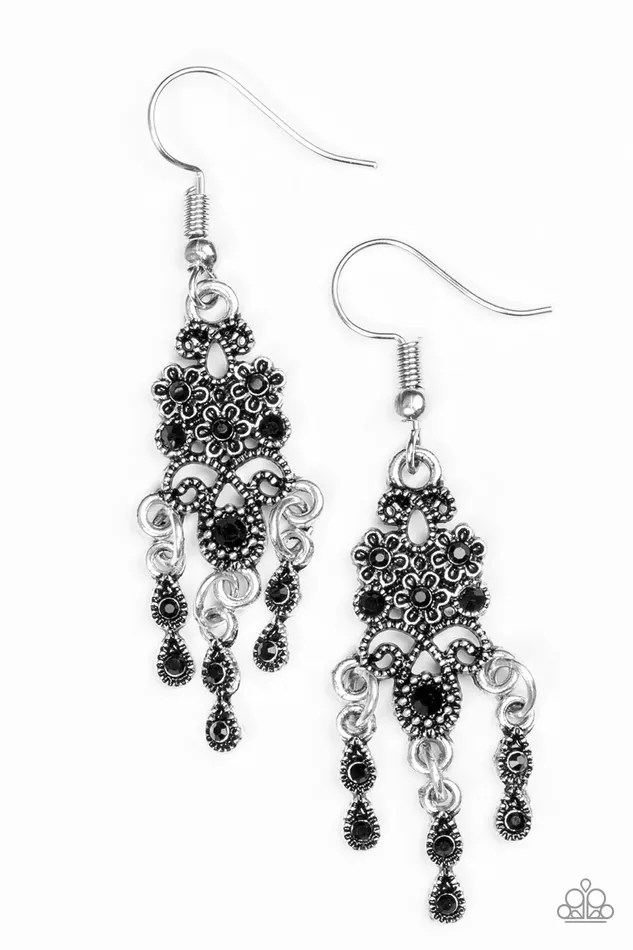 Earrings Paparazzi Jewelry Paparazzi Earring Spring Bling Black