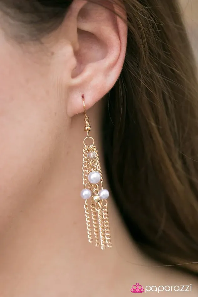 Earrings Paparazzi Jewelry Paparazzi Earring Summer Celebration Gold