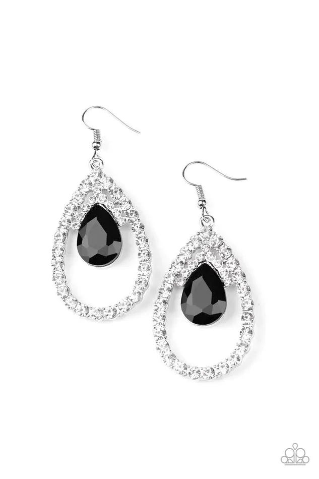 Earrings Paparazzi Jewelry Paparazzi Earring Trendsetting Twinkle Black