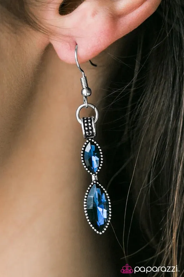 Earrings Paparazzi Jewelry Paparazzi Earring Wandering Star Blue