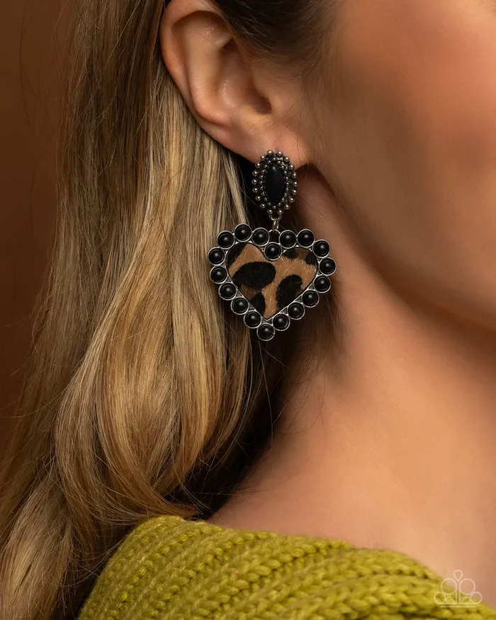 Earrings Paparazzi Jewelry Paparazzi Earring Whimsical Wrangler Black Earrings Paparazzi Jewelry Paparazzi Earring Whimsical Wrangler Black