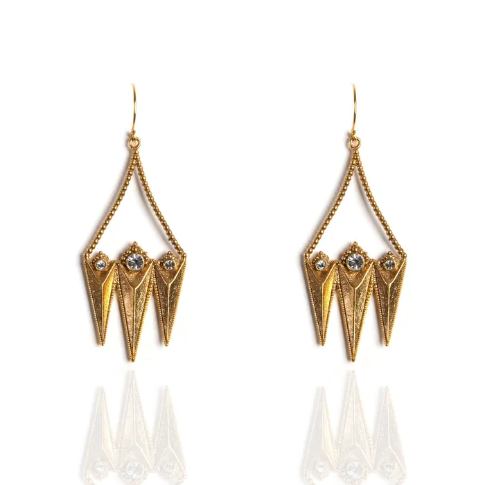 Earrings Virgins Saints Angels Electra Rays Hook Earrings