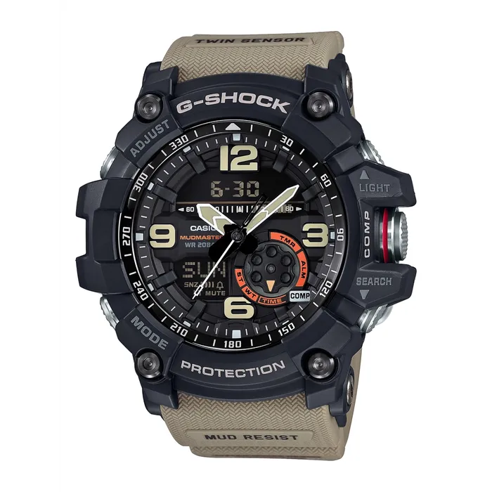 GShock Master of G Mudmaster Watch BlackTan Quartz Casio Watches