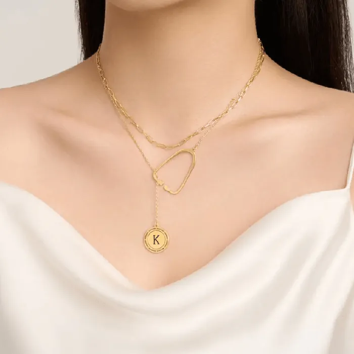 Layered Personalized Stethoscope Necklace with Custom Initial Charm Perfect Gift for Doctors Nurses and Medical Professionals Belbren Necklaces Layered Personalized Stethoscope Necklace with Custom Initial Charm Perfect Gift for Doctors Nurses and Medical Professionals Belbren Necklaces
