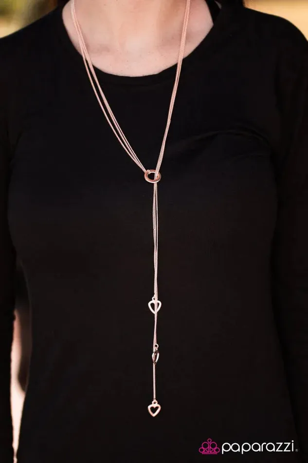 Necklaces Paparazzi Jewelry Paparazzi Necklace Always In My Heart Gold