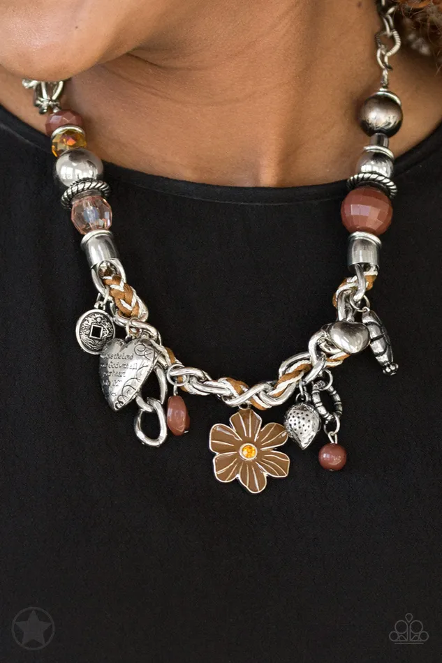 Necklaces Paparazzi Jewelry Paparazzi Necklace Blockbuster Charmed Im Sure Brown Necklaces Paparazzi Jewelry Paparazzi Necklace Blockbuster Charmed Im Sure Brown