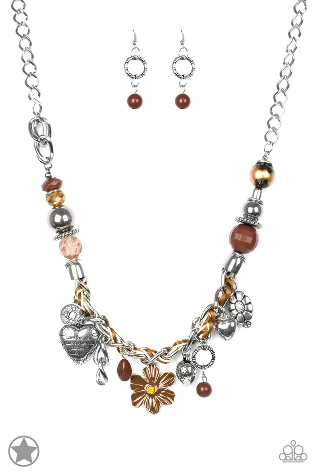 Necklaces Paparazzi Jewelry Paparazzi Necklace Blockbuster Charmed Im Sure Brown Necklaces Paparazzi Jewelry Paparazzi Necklace Blockbuster Charmed Im Sure Brown