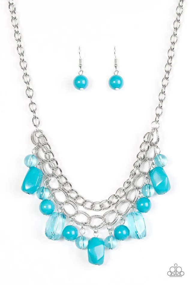 Necklaces Paparazzi Jewelry Paparazzi Necklace Brazilian Bay Blue