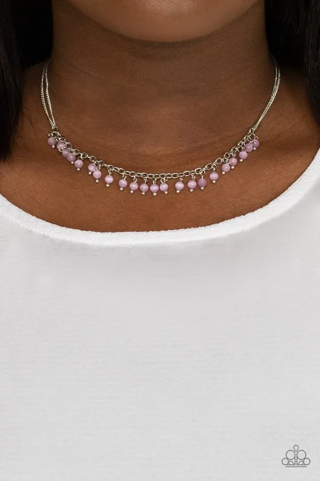 Necklaces Paparazzi Jewelry Paparazzi Necklace DEW a Double Take Purple