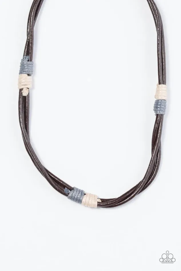 Necklaces Paparazzi Jewelry Paparazzi Necklace Drift Away Brown