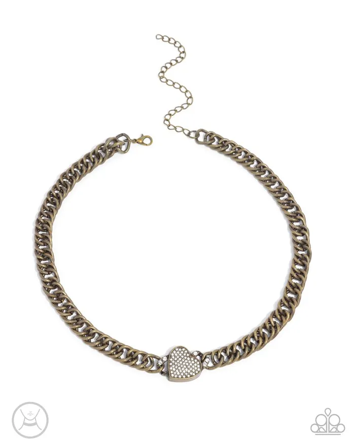 Necklaces Paparazzi Jewelry Paparazzi Necklace Endearing Edge Brass Necklaces Paparazzi Jewelry Paparazzi Necklace Endearing Edge Brass