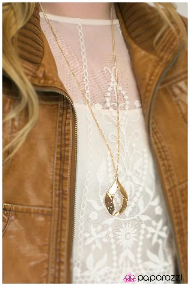 Necklaces Paparazzi Jewelry Paparazzi Necklace Enlightenment Gold