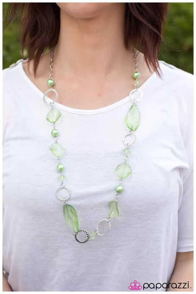 Necklaces Paparazzi Jewelry Paparazzi Necklace It Goes To Show Green