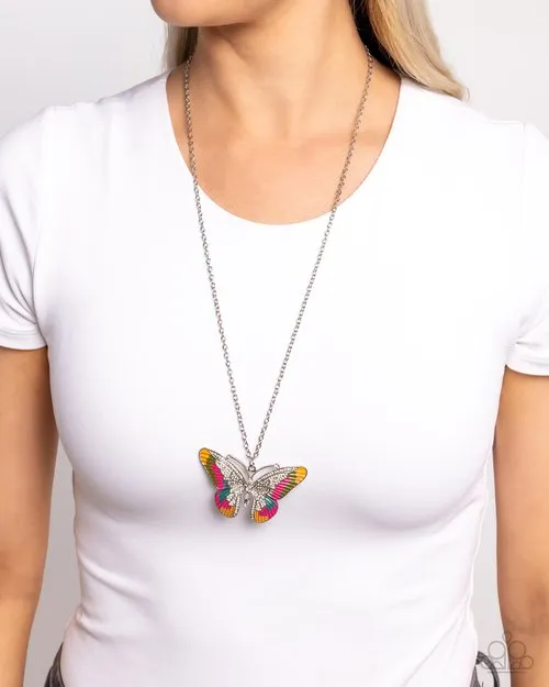 Necklaces Paparazzi Jewelry Paparazzi Necklace Papillon Pizzazz